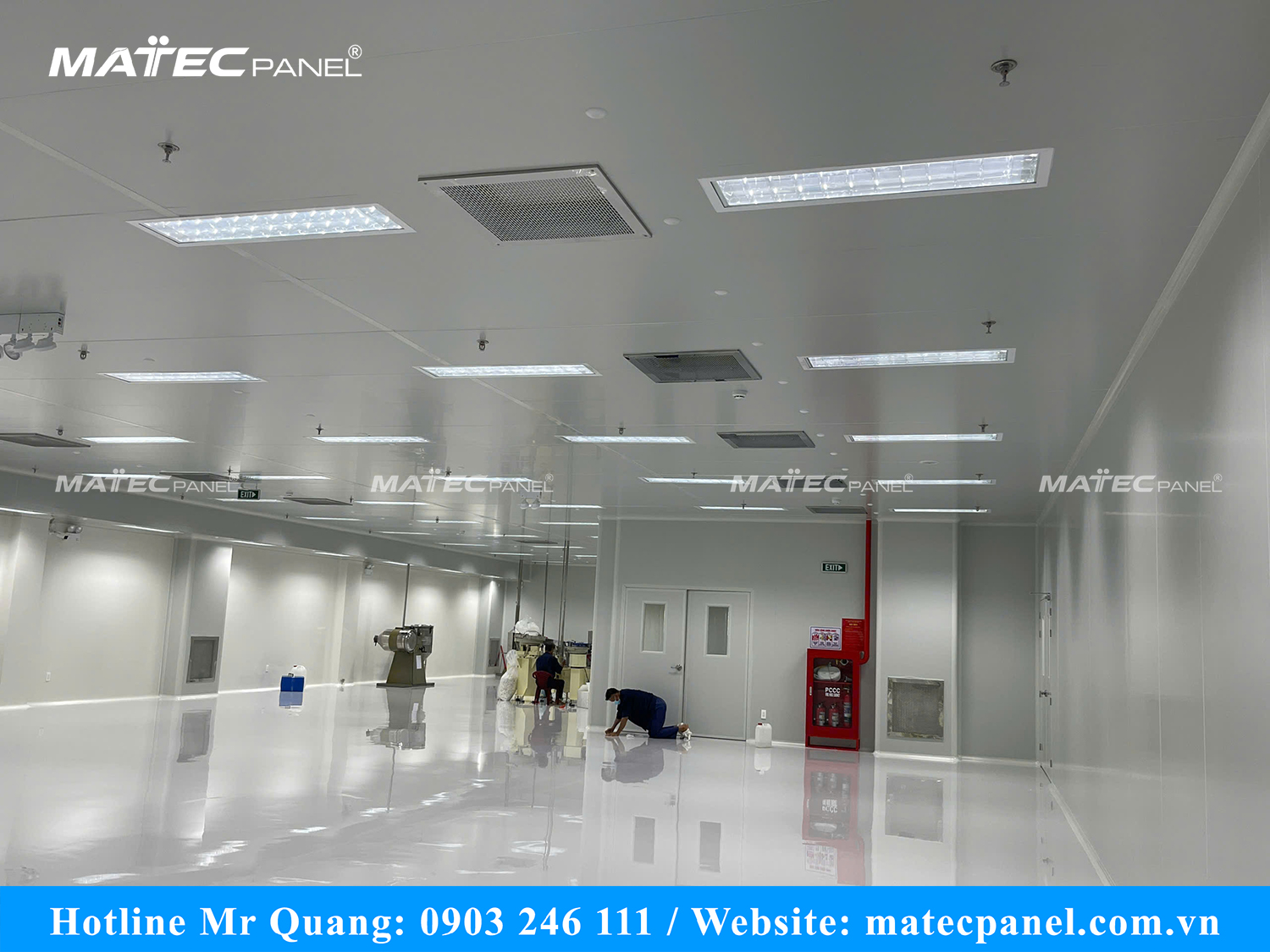 Panel Phòng sạch sản xuất thiết bị y tế